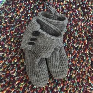 Grey knit uggs